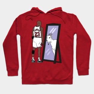 Michael Jordan Mirror GOAT Hoodie